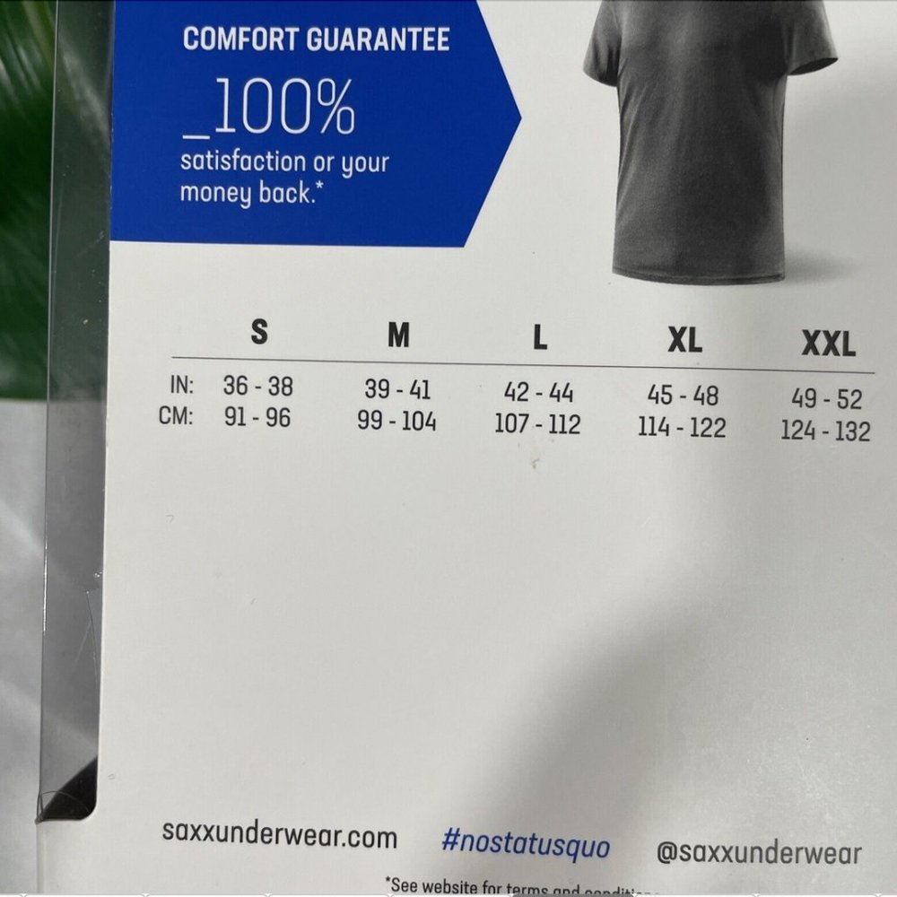 NIB $35 SAXX [ Small‎ ] Undercover V-neck Undershirt Top in Black - Picture 7 of 16